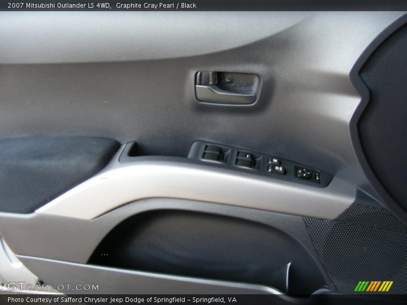 Graphite Gray Pearl / Black 2007 Mitsubishi Outlander LS 4WD