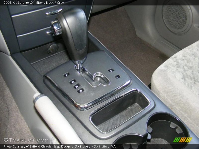 Ebony Black / Gray 2008 Kia Sorento LX