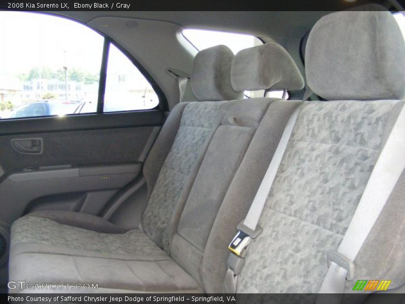 Ebony Black / Gray 2008 Kia Sorento LX