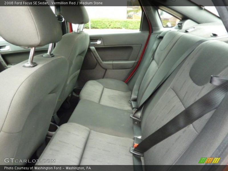 Vermillion Red / Medium Stone 2008 Ford Focus SE Sedan