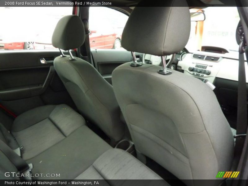 Vermillion Red / Medium Stone 2008 Ford Focus SE Sedan