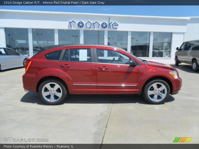Inferno Red Crystal Pearl / Dark Slate Gray 2010 Dodge Caliber R/T