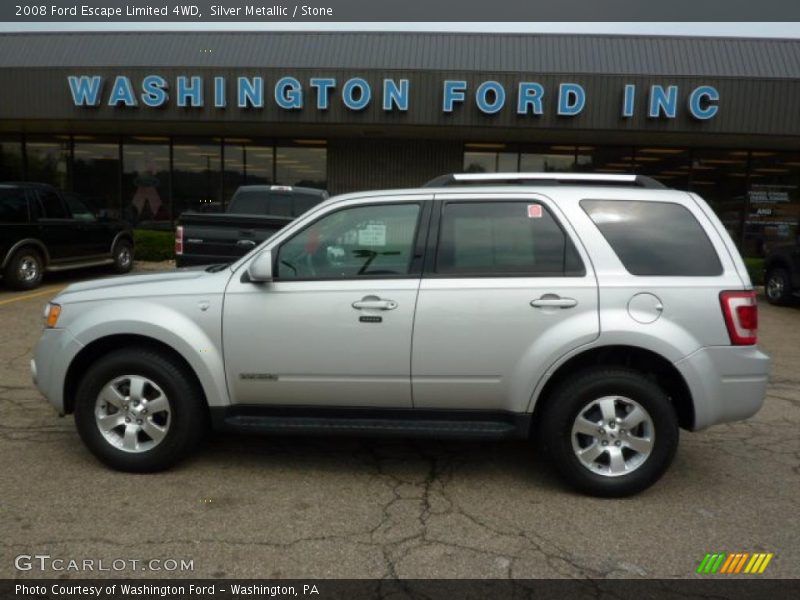 Silver Metallic / Stone 2008 Ford Escape Limited 4WD