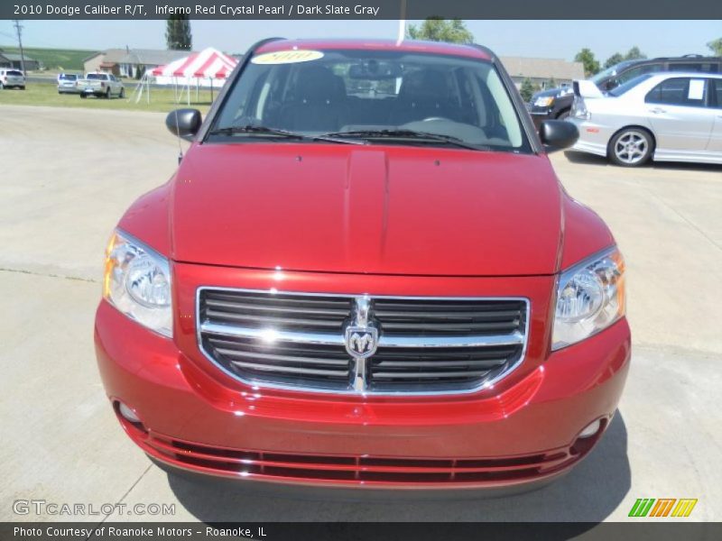 Inferno Red Crystal Pearl / Dark Slate Gray 2010 Dodge Caliber R/T