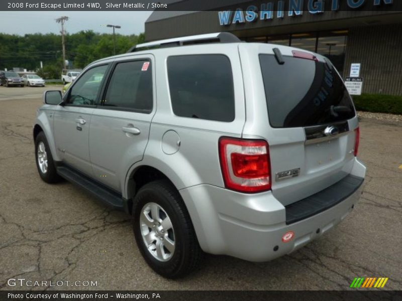 Silver Metallic / Stone 2008 Ford Escape Limited 4WD