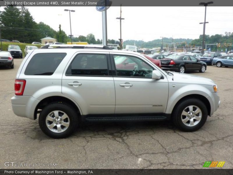 Silver Metallic / Stone 2008 Ford Escape Limited 4WD