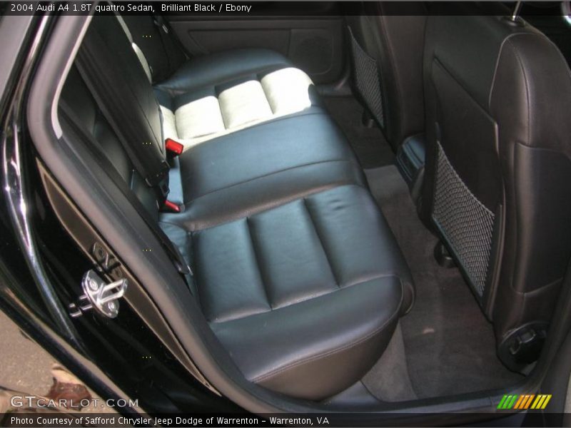 Brilliant Black / Ebony 2004 Audi A4 1.8T quattro Sedan