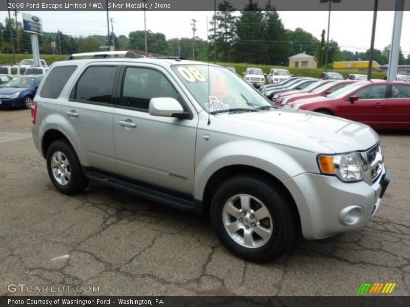 Silver Metallic / Stone 2008 Ford Escape Limited 4WD
