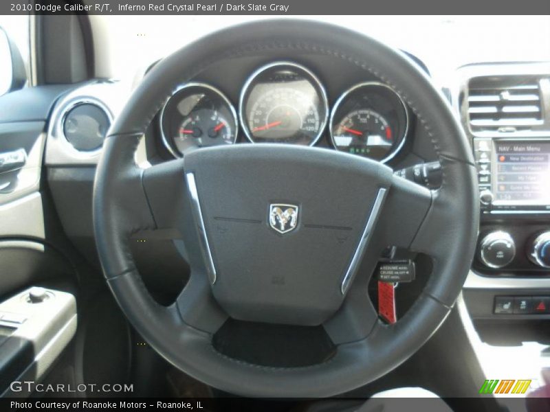 Inferno Red Crystal Pearl / Dark Slate Gray 2010 Dodge Caliber R/T