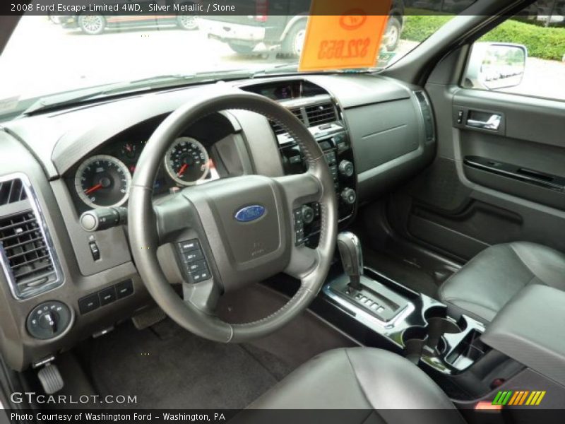 Silver Metallic / Stone 2008 Ford Escape Limited 4WD