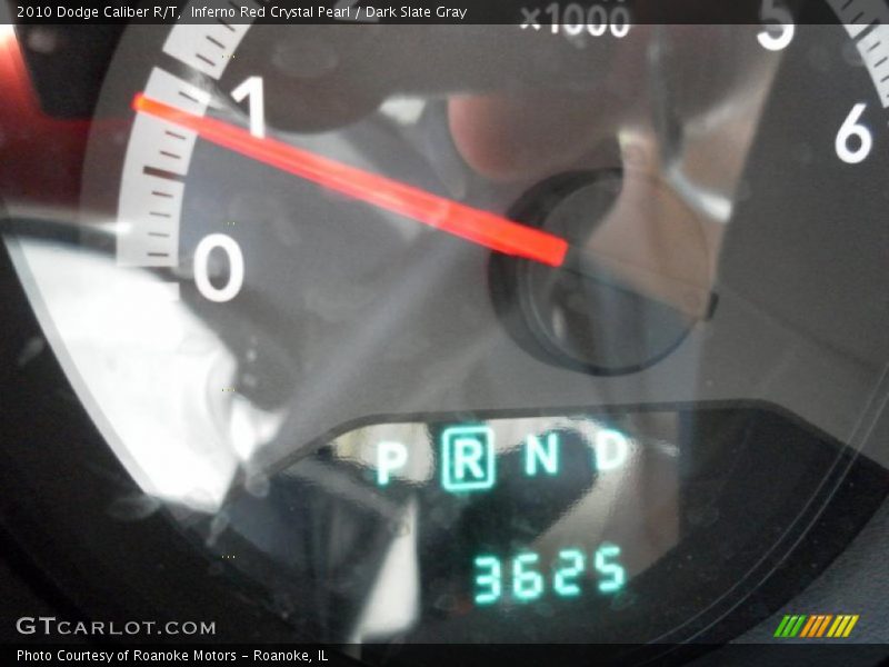 Inferno Red Crystal Pearl / Dark Slate Gray 2010 Dodge Caliber R/T