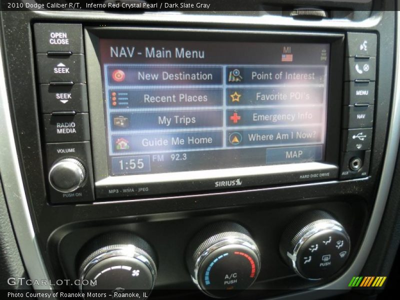 Inferno Red Crystal Pearl / Dark Slate Gray 2010 Dodge Caliber R/T
