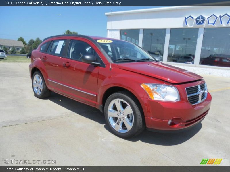 Inferno Red Crystal Pearl / Dark Slate Gray 2010 Dodge Caliber R/T