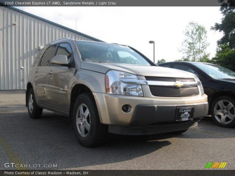 Sandstone Metallic / Light Gray 2006 Chevrolet Equinox LT AWD