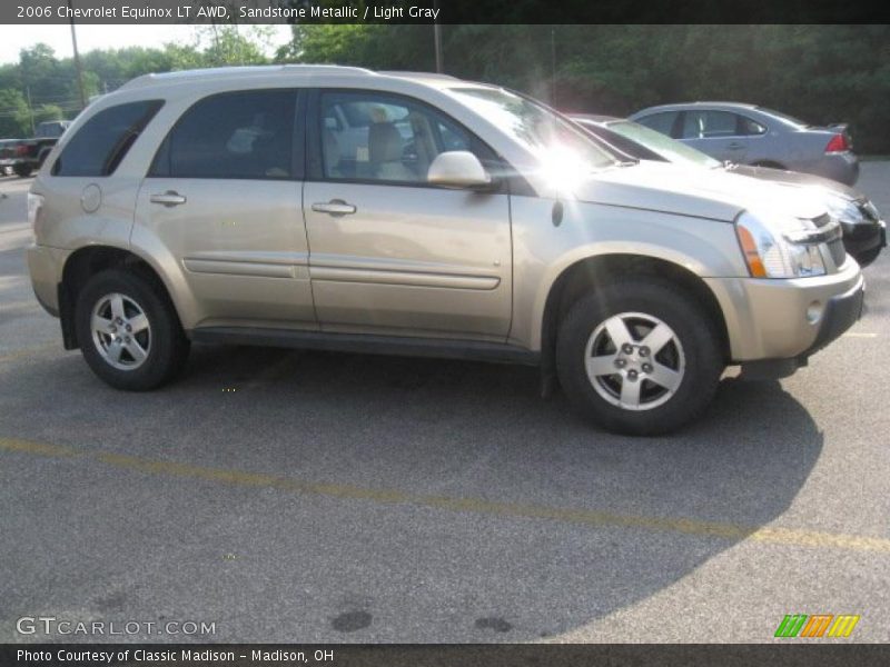 Sandstone Metallic / Light Gray 2006 Chevrolet Equinox LT AWD