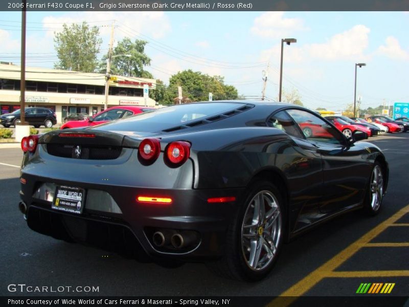 Grigio Silverstone (Dark Grey Metallic) / Rosso (Red) 2006 Ferrari F430 Coupe F1