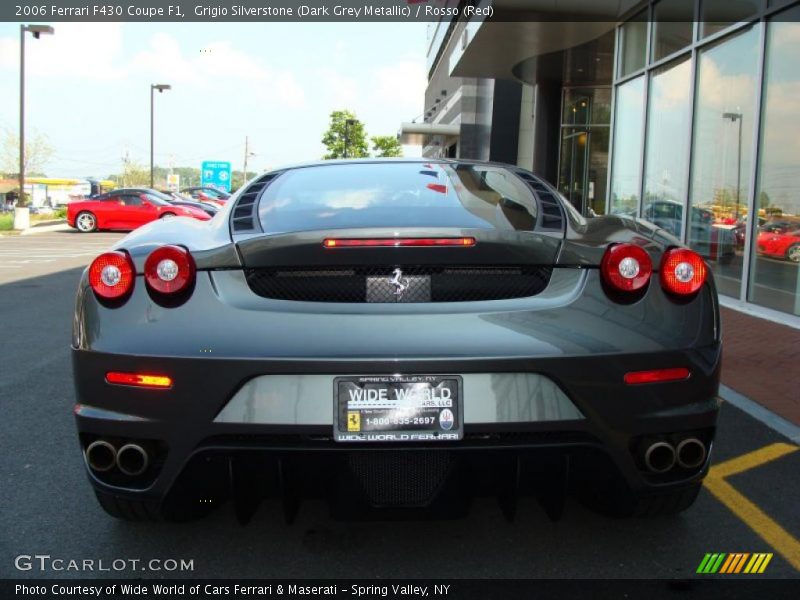 Grigio Silverstone (Dark Grey Metallic) / Rosso (Red) 2006 Ferrari F430 Coupe F1