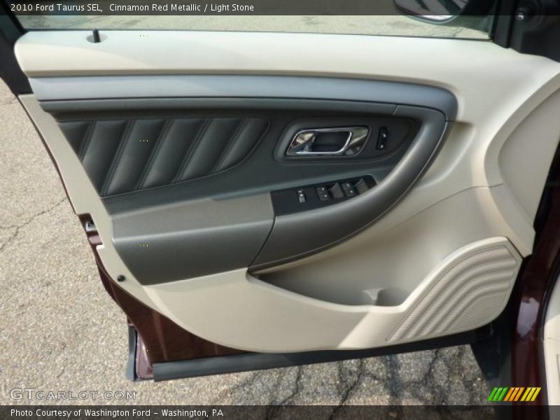 Cinnamon Red Metallic / Light Stone 2010 Ford Taurus SEL