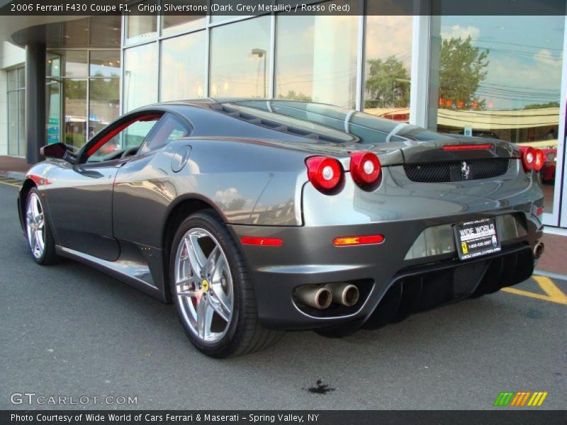 Grigio Silverstone (Dark Grey Metallic) / Rosso (Red) 2006 Ferrari F430 Coupe F1