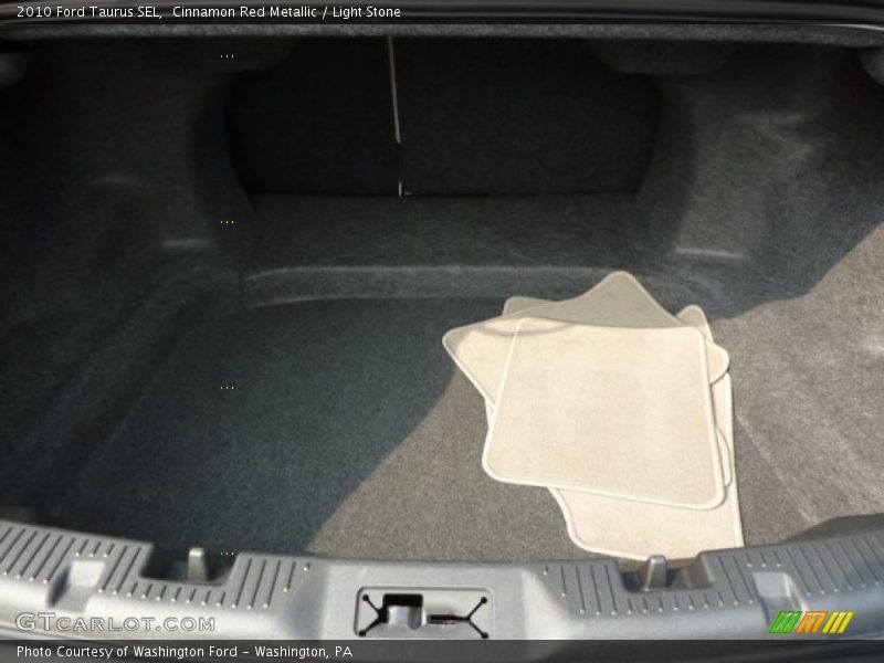 Cinnamon Red Metallic / Light Stone 2010 Ford Taurus SEL