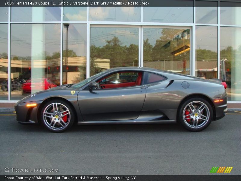 Grigio Silverstone (Dark Grey Metallic) / Rosso (Red) 2006 Ferrari F430 Coupe F1