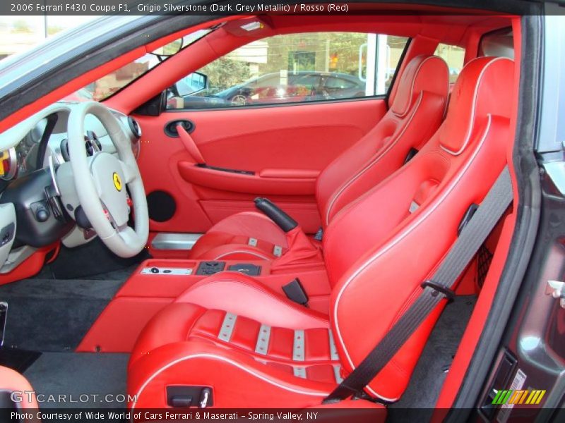 2006 F430 Coupe F1 Rosso (Red) Interior