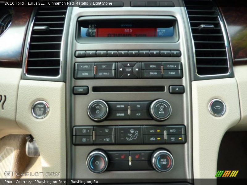 Cinnamon Red Metallic / Light Stone 2010 Ford Taurus SEL