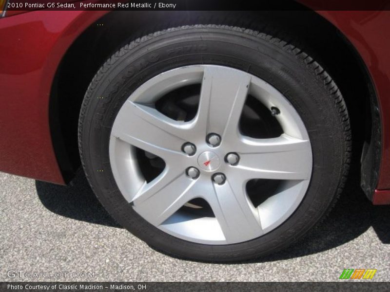 Performance Red Metallic / Ebony 2010 Pontiac G6 Sedan