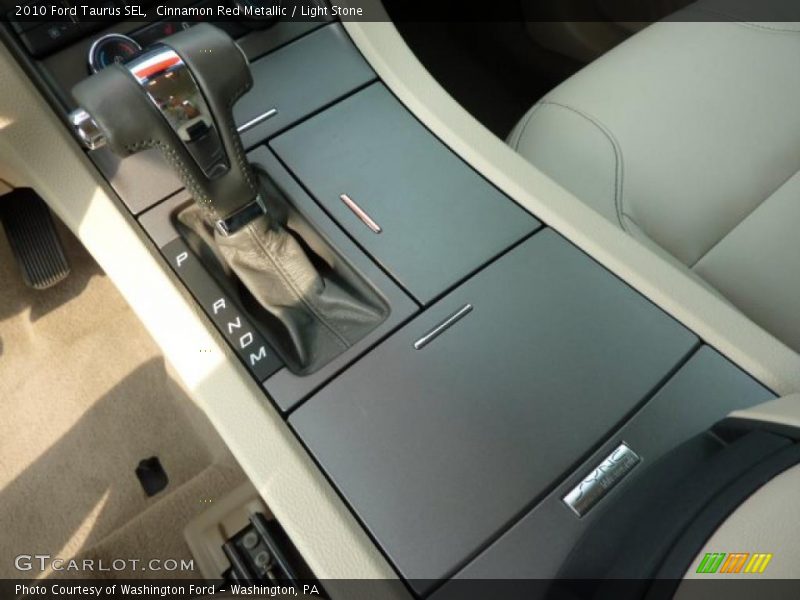 Cinnamon Red Metallic / Light Stone 2010 Ford Taurus SEL