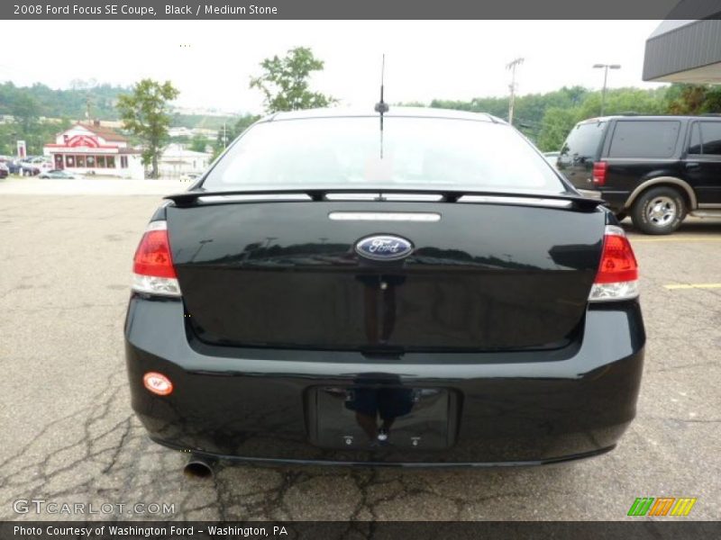 Black / Medium Stone 2008 Ford Focus SE Coupe