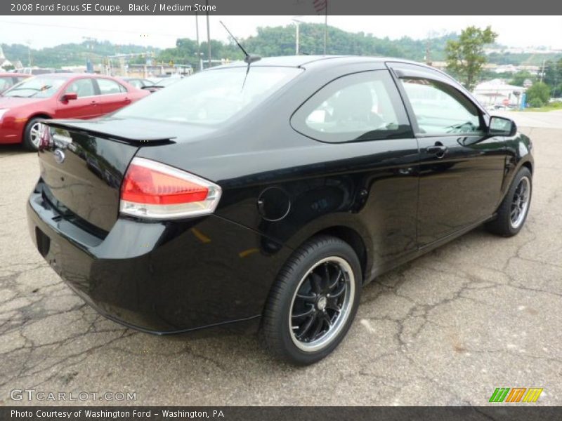 Black / Medium Stone 2008 Ford Focus SE Coupe