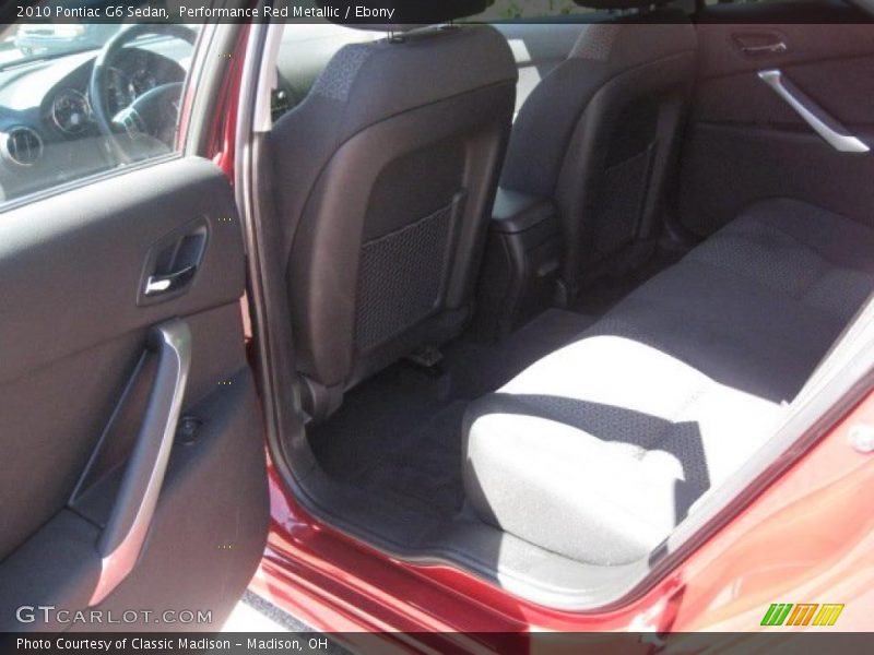 Performance Red Metallic / Ebony 2010 Pontiac G6 Sedan
