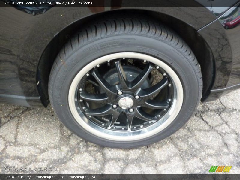 Black / Medium Stone 2008 Ford Focus SE Coupe