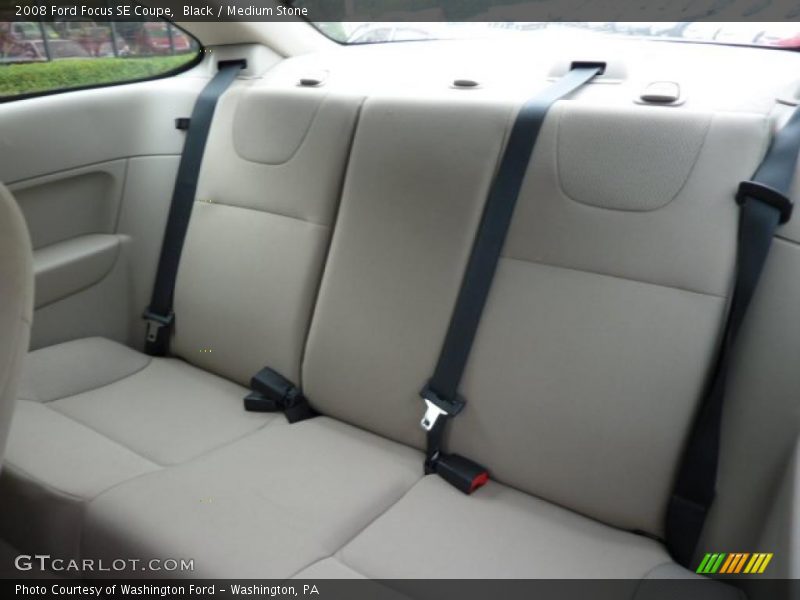 Black / Medium Stone 2008 Ford Focus SE Coupe