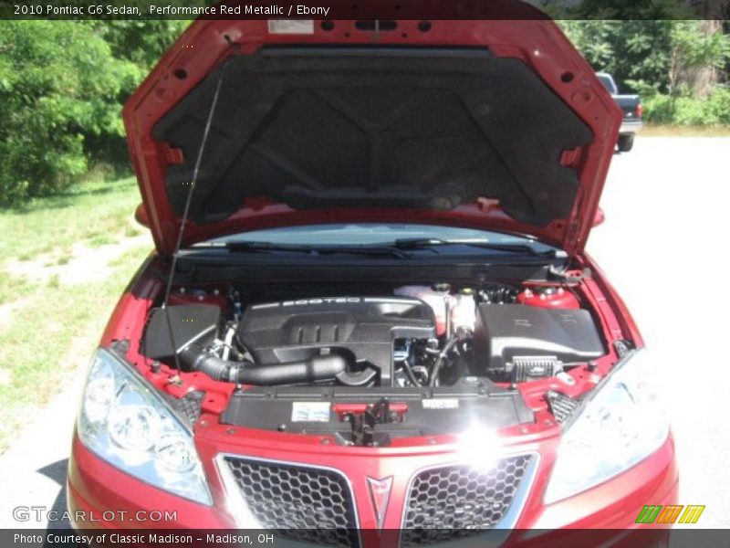 Performance Red Metallic / Ebony 2010 Pontiac G6 Sedan