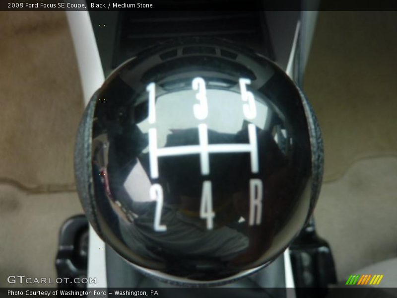 Black / Medium Stone 2008 Ford Focus SE Coupe