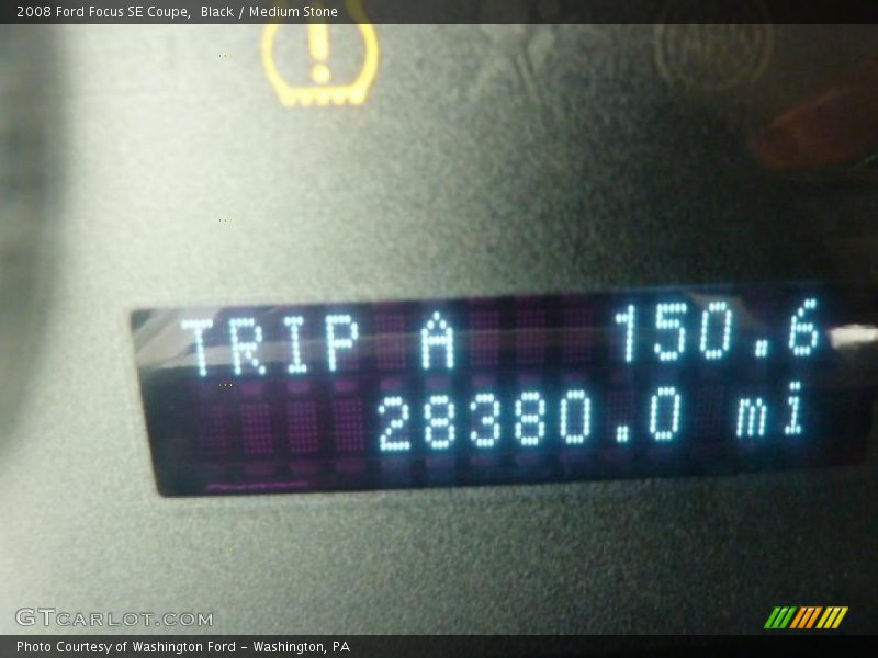 Black / Medium Stone 2008 Ford Focus SE Coupe