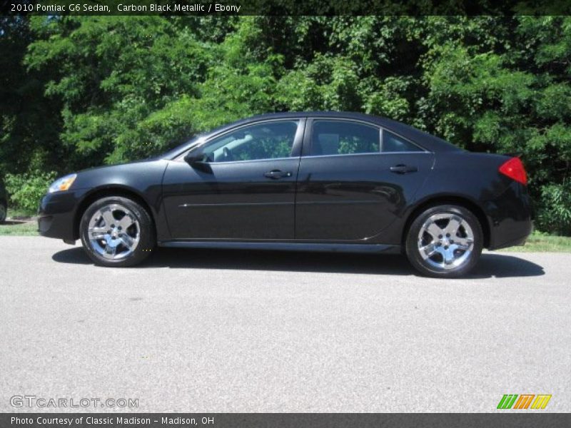 Carbon Black Metallic / Ebony 2010 Pontiac G6 Sedan