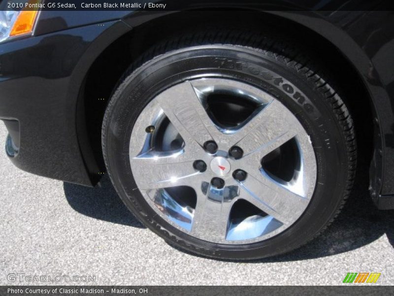 Carbon Black Metallic / Ebony 2010 Pontiac G6 Sedan