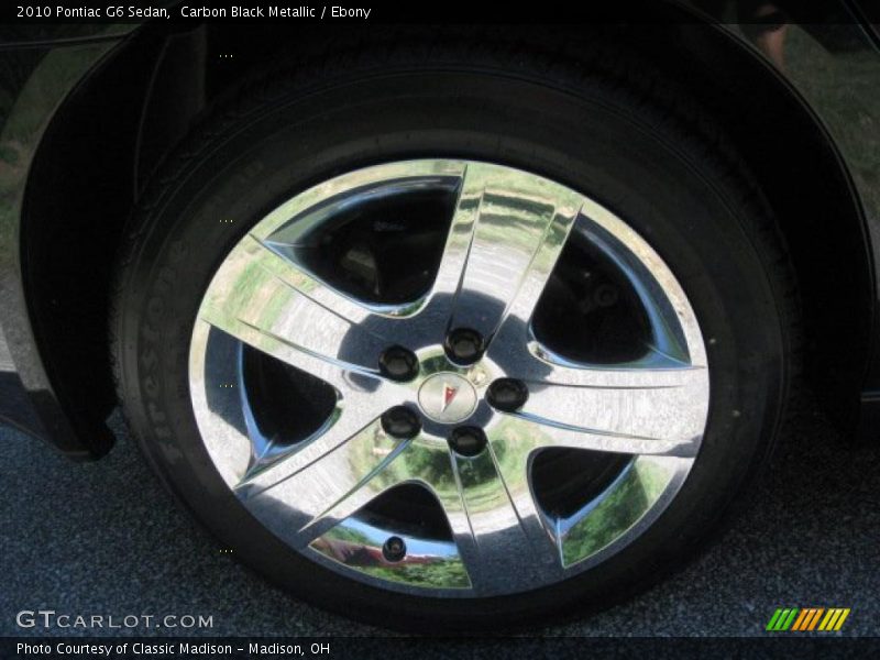 Carbon Black Metallic / Ebony 2010 Pontiac G6 Sedan