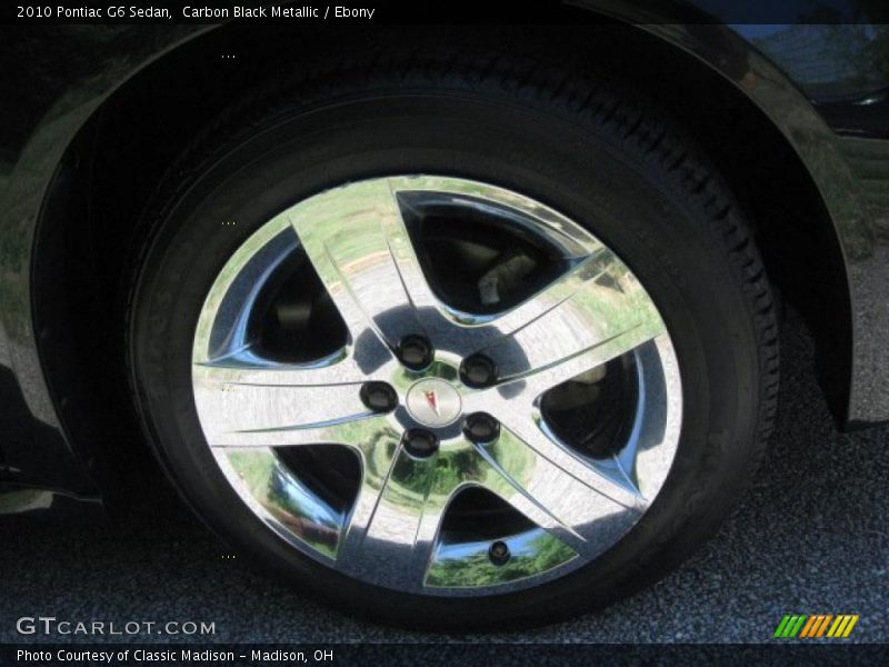 Carbon Black Metallic / Ebony 2010 Pontiac G6 Sedan