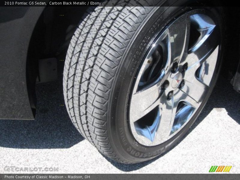 Carbon Black Metallic / Ebony 2010 Pontiac G6 Sedan