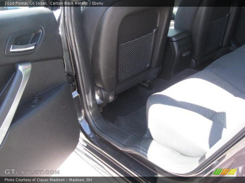 Carbon Black Metallic / Ebony 2010 Pontiac G6 Sedan