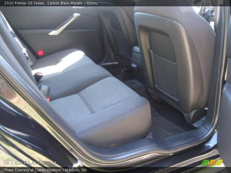 Carbon Black Metallic / Ebony 2010 Pontiac G6 Sedan