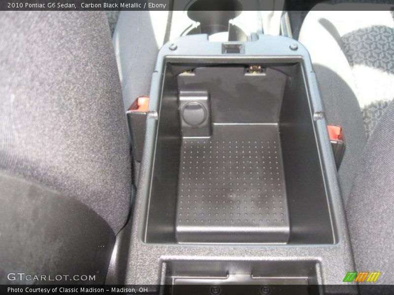 Carbon Black Metallic / Ebony 2010 Pontiac G6 Sedan