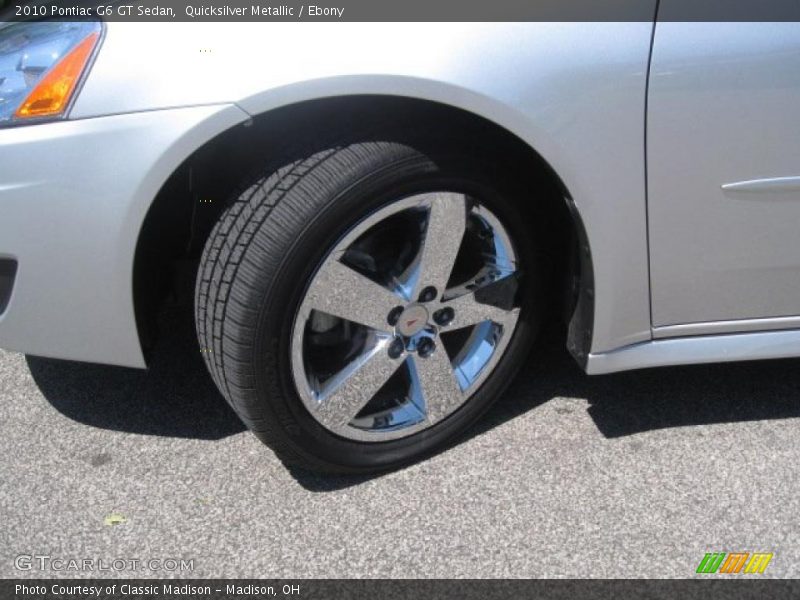 Quicksilver Metallic / Ebony 2010 Pontiac G6 GT Sedan