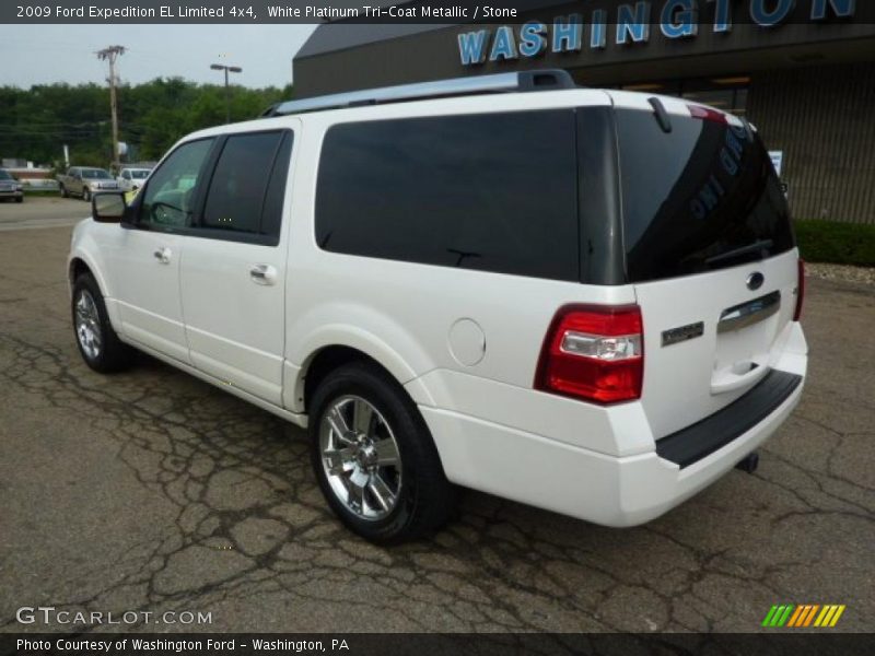 White Platinum Tri-Coat Metallic / Stone 2009 Ford Expedition EL Limited 4x4