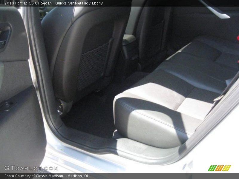 Quicksilver Metallic / Ebony 2010 Pontiac G6 GT Sedan