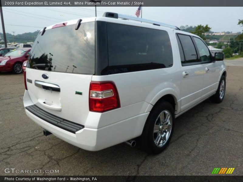 White Platinum Tri-Coat Metallic / Stone 2009 Ford Expedition EL Limited 4x4
