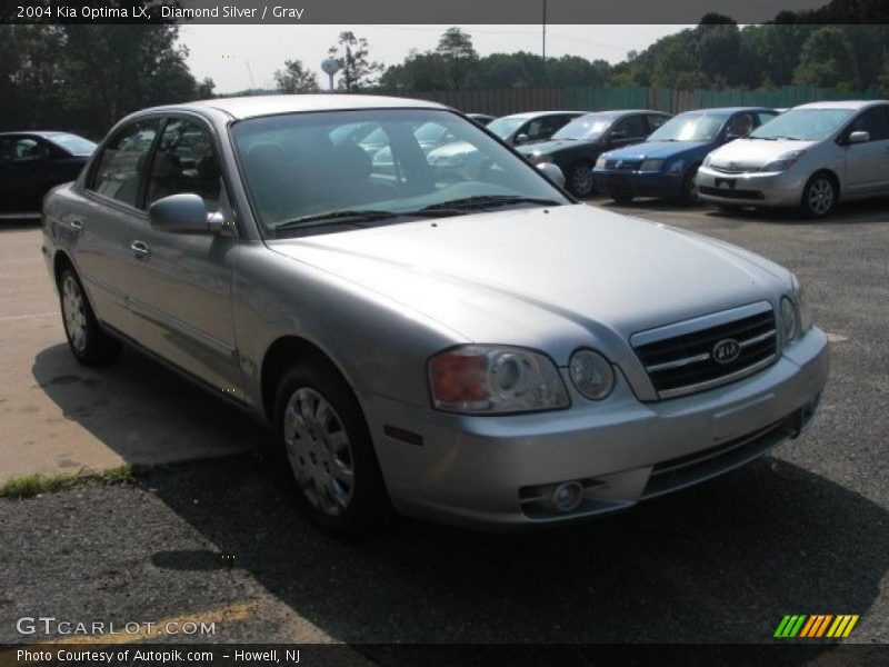 Diamond Silver / Gray 2004 Kia Optima LX